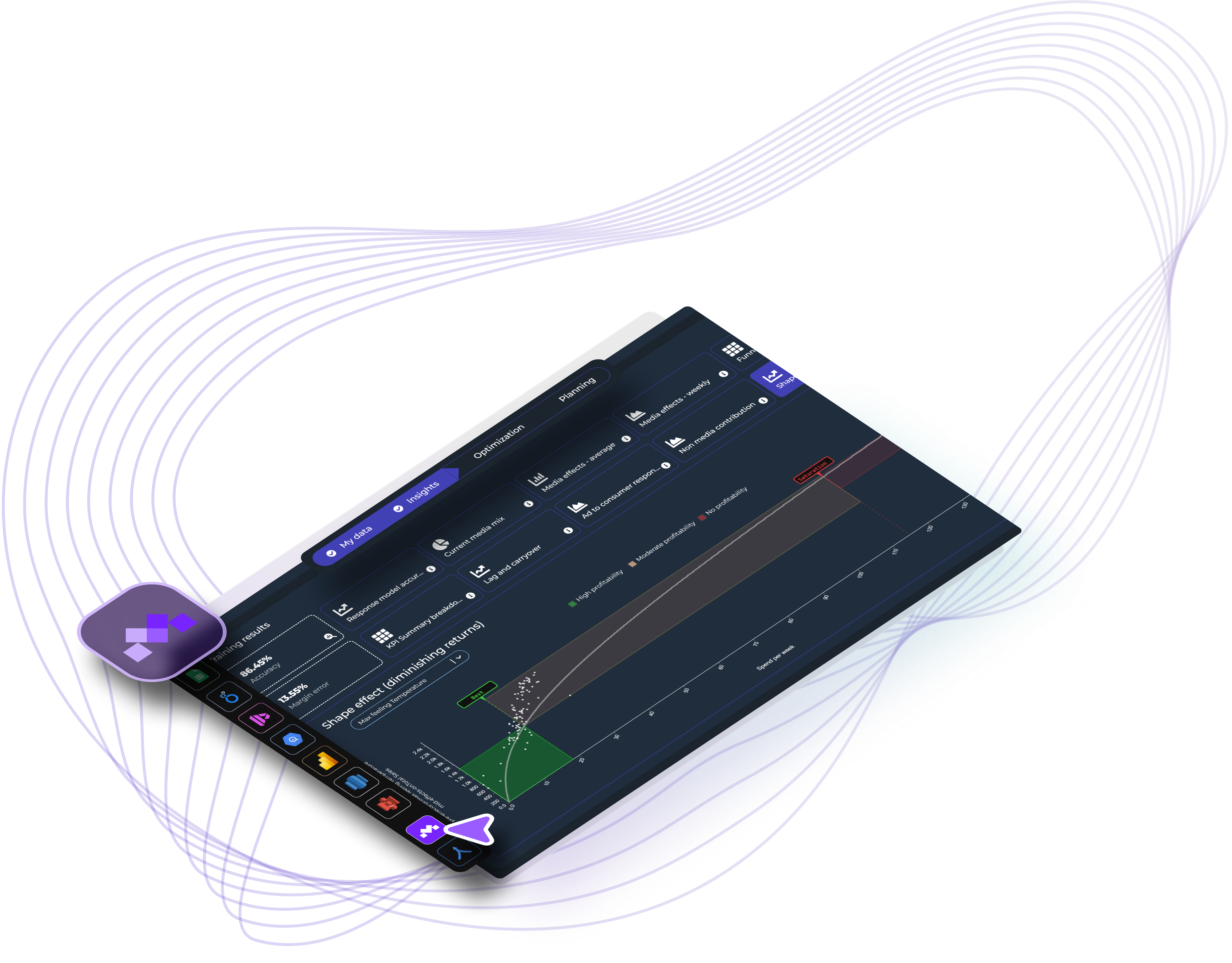 Stetical hollow cube (right side)